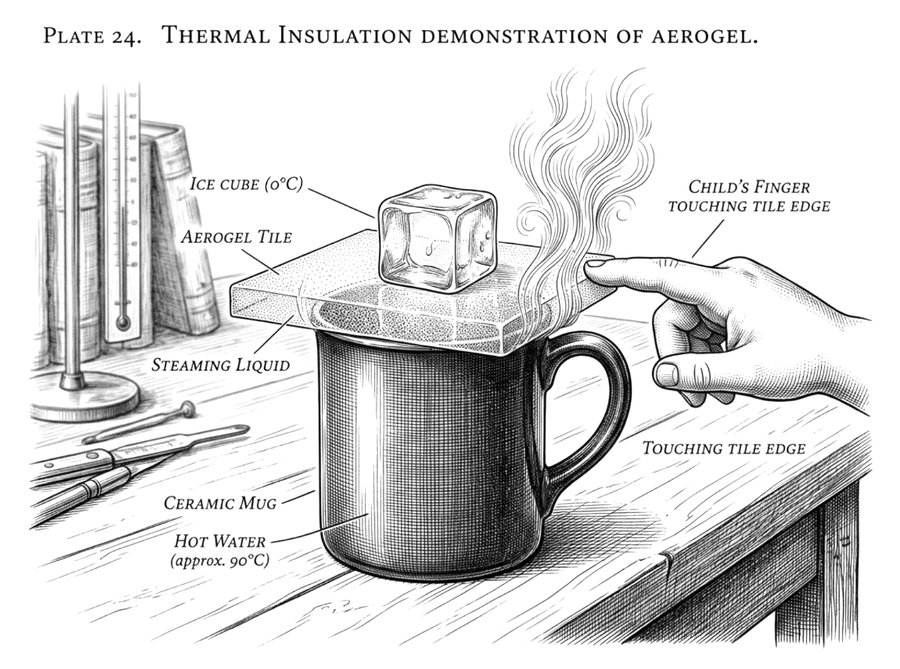 The Material Heat Cannot Cross